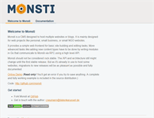 Tablet Screenshot of monsti.org